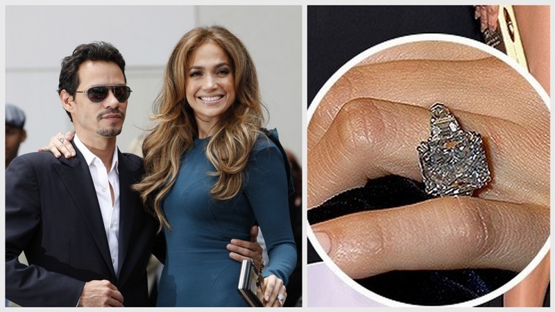 Jennifer Lopez požiadal bývalý manžel Marc Anthony o ruku s prsteňom za 4,1 miliónov dolárov